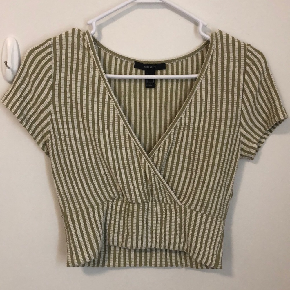 Stripped crop top